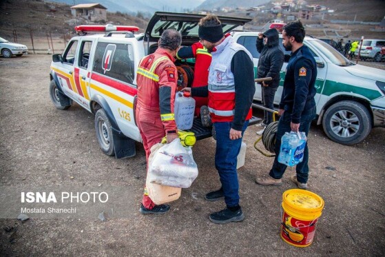وضعیت امداد رسانی در روستای الیت