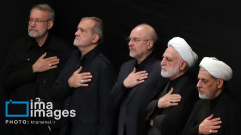 گزارش تصویری/ سومین شب مراسم عزاداری شهادت حضرت فاطمه(س) در حسینیه امام خمینی(ره)