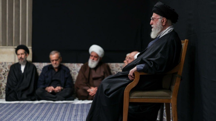 مراسم شام شهادت حضرت زهرا(س) با حضور رهبر انقلاب برگزار شد