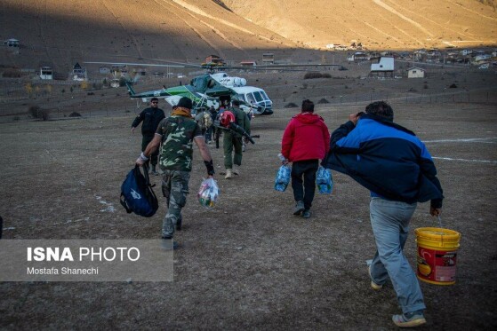 وضعیت امداد رسانی در روستای الیت