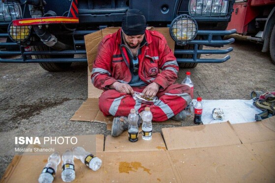 وضعیت امداد رسانی در روستای الیت