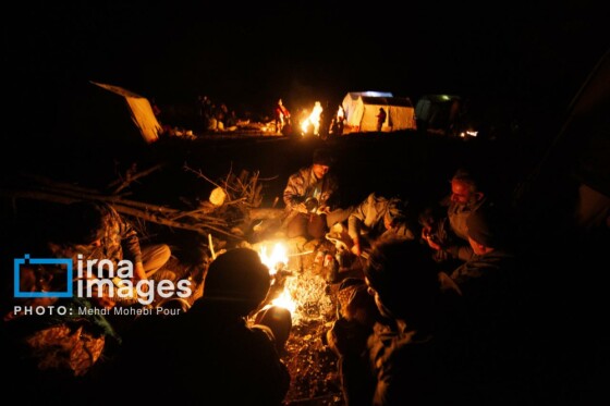 مهار آتشسوزی جنگل الیت