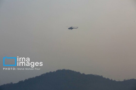 مهار آتش‌سوزی جنگل الیت