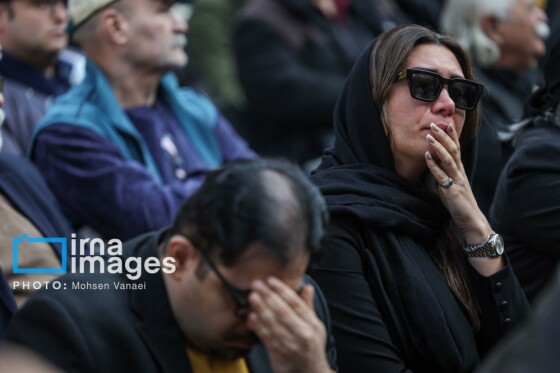 تشییع پیکر «هادی مرزبان»