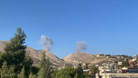 حمله ارتش اسرائیل با گلوله‌های فسفری به جنوب لبنان