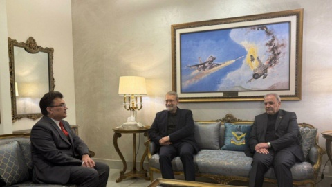 لاریجانی وارد پایتخت پاکستان شد