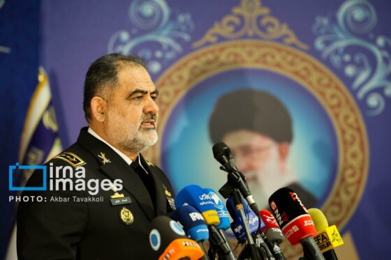 نشست خبری فرمانده کل نیروی دریایی ارتش