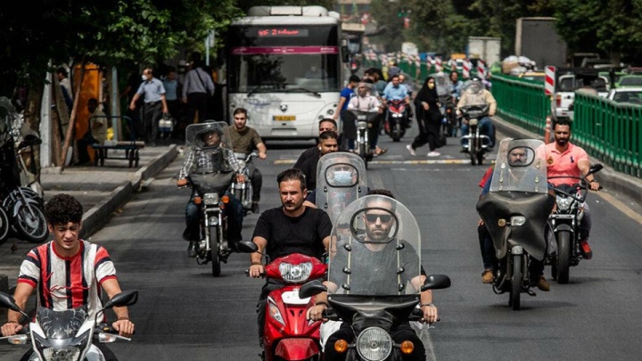 ۲۲ درصد آلودگی هوای تهران مربوط به موتورسیکلت‌ها است