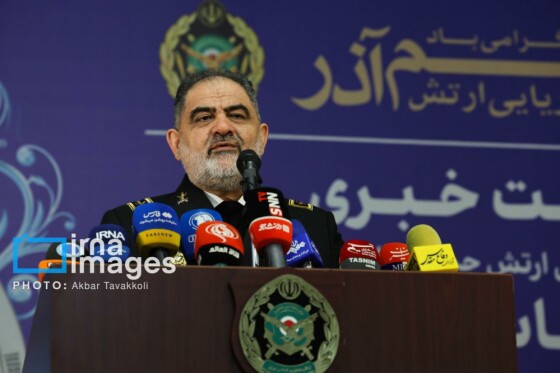 نشست خبری فرمانده کل نیروی دریایی ارتش
