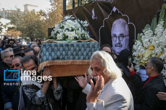 تشییع پیکر «هادی مرزبان»