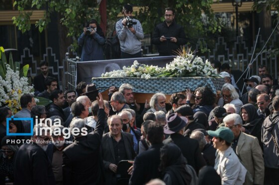 تشییع پیکر «هادی مرزبان»