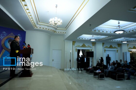 نشست خبری فرمانده کل نیروی دریایی ارتش