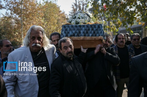 تشییع پیکر «هادی مرزبان»