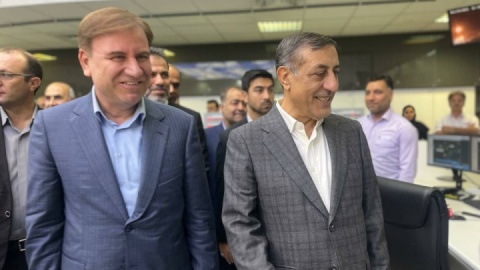 بازدید معاون اجرایی رئیس‌جمهور از مرکز کنترل گاز پارس جنوبی در آستانه فصل سرما