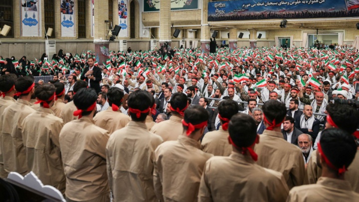 مراسم روز بسیج در حسینیه امام خمینی(ره)