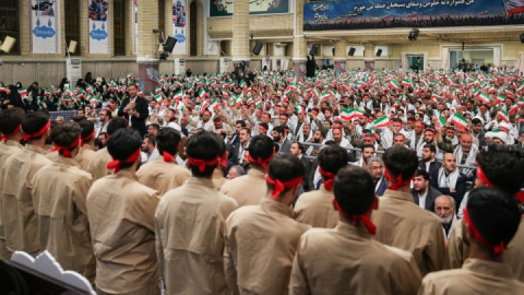 مراسم روز بسیج در حسینیه امام خمینی(ره)