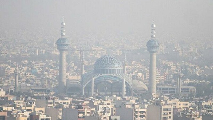 کیفیت هوای اصفهان قرمز است