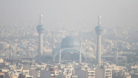 کیفیت هوای اصفهان قرمز است