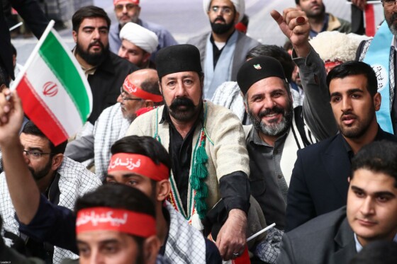 مراسم روز بسیج در حسینیه امام خمینی(ره)