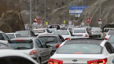 ترافیک سنگین در مسیرهای منتهی به محورهای شمالی کشور