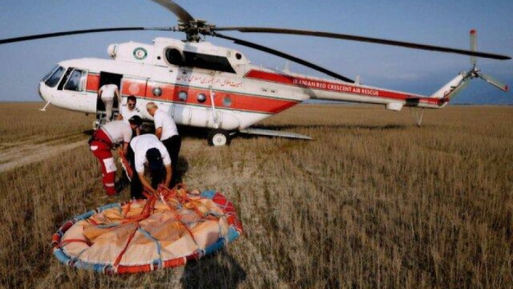 آتش‌سوزی جنگل‌ها و مراتع استان گلستان مهار شد/ انجام ۲۰ سورتی پرواز توسط بالگرد هلال‌احمر