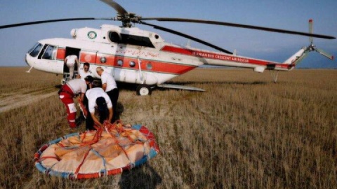 آتش‌سوزی جنگل‌ها و مراتع استان گلستان مهار شد/ انجام ۲۰ سورتی پرواز توسط بالگرد هلال‌احمر