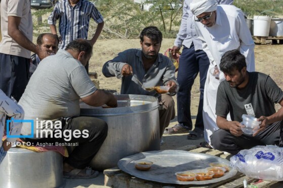 نذر خیرات در روستای گورزین