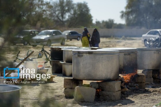 نذر خیرات در روستای گورزین
