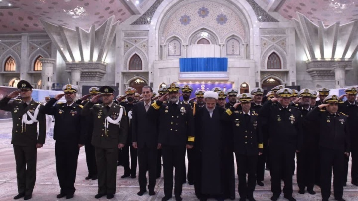 تجدید میثاق فرماندهان نیروی دریایی ارتش با آرمان های امام (ره)