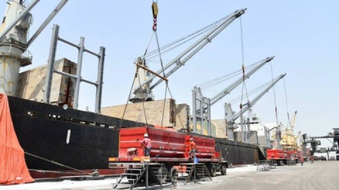 ورود ۱۲۶ هزار تن گندم به بندر امام خمینی(ره)