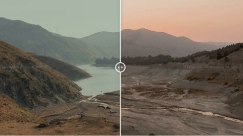 سی‌ان‌ان: خشکسالی در ایران از فضا قابل مشاهده است