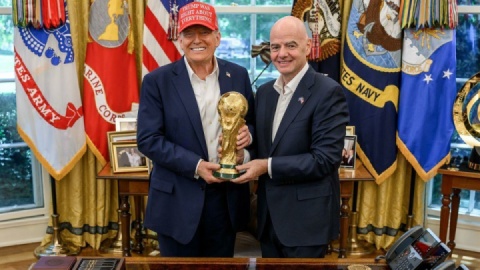 حضور ترامپ در مراسم قرعه‌کشی جام جهانی