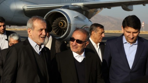 گزارش تصویری/ ورود رییس جمهور به یاسوج