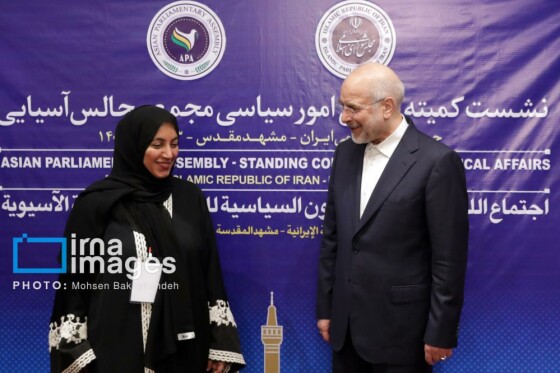 نشست کمیته دائمی امور سیاسی مجمع مجالس آسیایی در مشهد