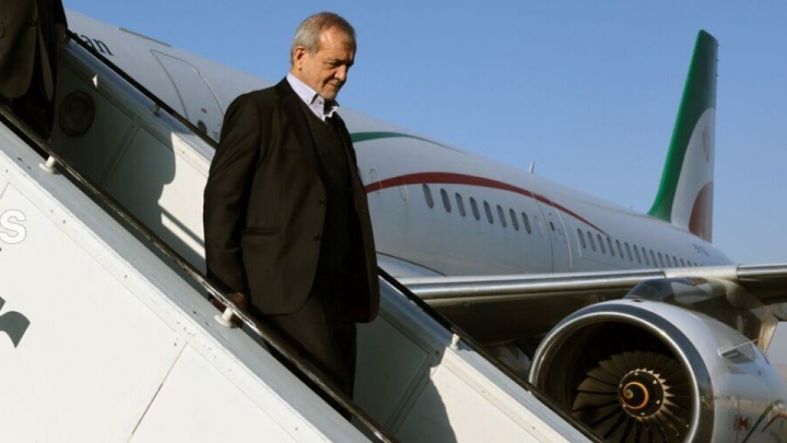 پزشکیان وارد استان کهگیلویه و بویراحمد شد