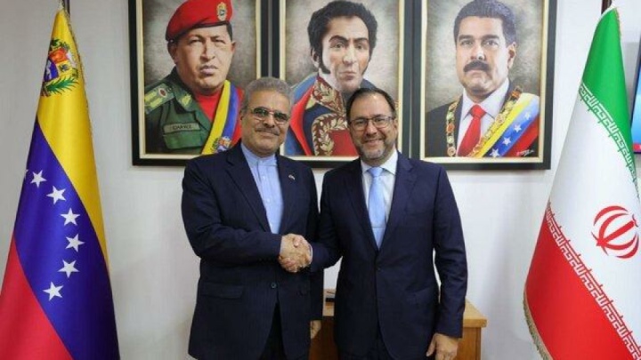 دیدار وزیر خارجه ونزوئلا با سفیر ایران در کاراکاس