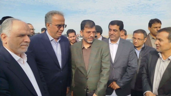 بازدید وزیر دادگستری و اعضای کمیسیون حقوقی و قضایی مجلس از پروژه‌های راه‌سازی استان سیستان و بلوچستان