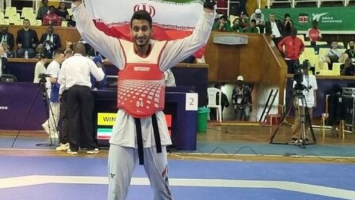 غلامی قهرمان تکواندوی جهان شد/ دومین طلای شاگردان افلاکی در نایروبی