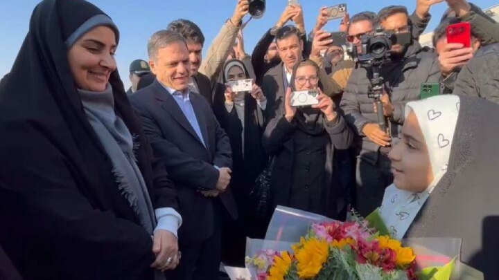 افتتاح پروژه اتصال شهرک صنعتی اشراق زنجان به شبکه ریلی