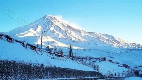 فیلم / دماوند بالاخره سفیدپوش شد