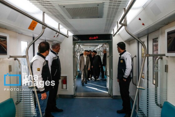 افتتاح و بهره برداری از دو رام قطار مترو ملی