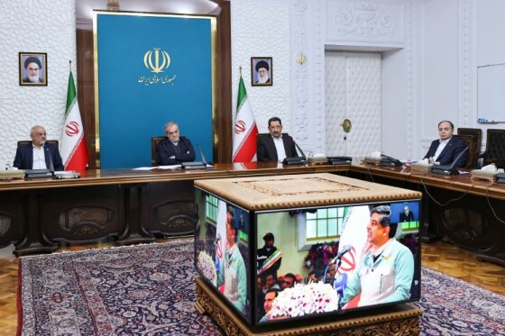 مراسم افتتاح طرح انتقال آب دریا به فلات مرکزی