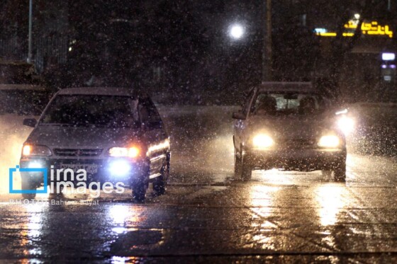 بارش اولین برف پاییزی در زنجان