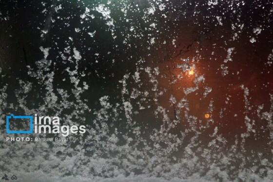 بارش اولین برف پاییزی در زنجان