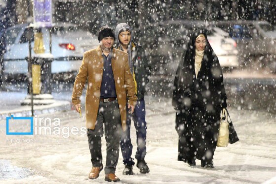 بارش اولین برف پاییزی در زنجان