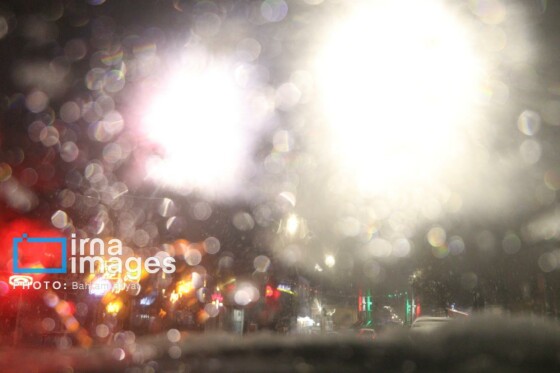 بارش اولین برف پاییزی در زنجان