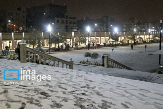 بارش اولین برف پاییزی در زنجان