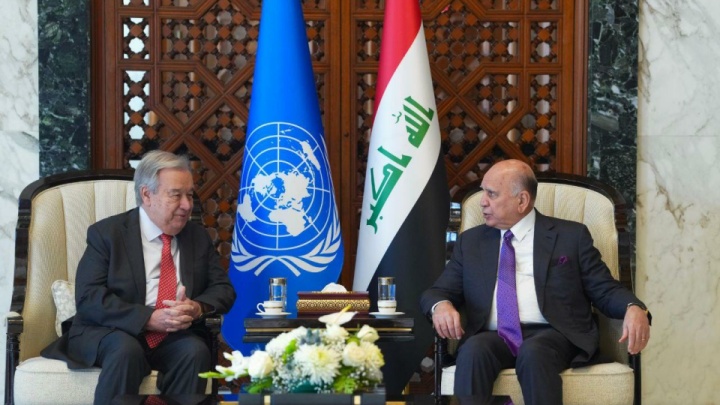 سفر گوترش به بغداد در پایان رسمی ماموریت سازمان ملل در عراق