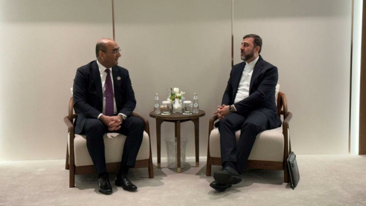 دیدار غریب آبادی با معاون سازمان های بین المللی وزارت خارجه ازبکستان