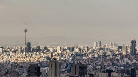 هوای تهران در مرز آلودگی/ شاخص روی ۹۶ است